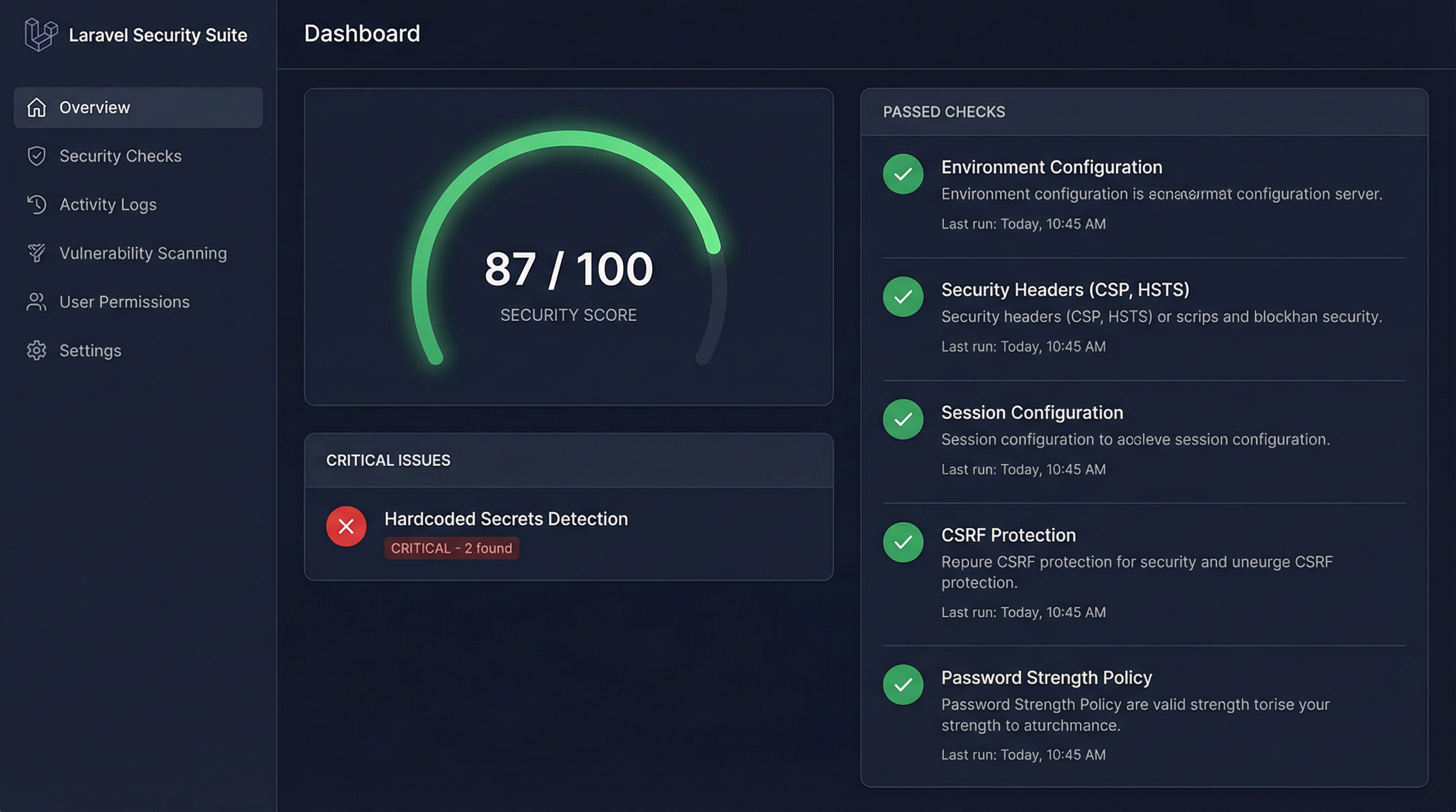 Laravel Vigil Dashboard